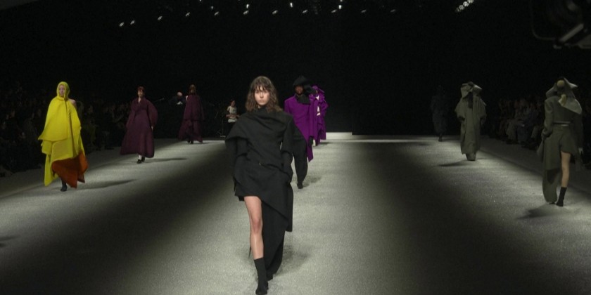 Issey Miyake unveils autumn-winter collection at Paris Fashion